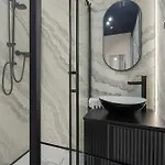아파트 Beige In Center With Office By Renters